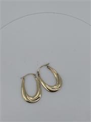 Gold Earrings 10K Yellow Gold 0.8g